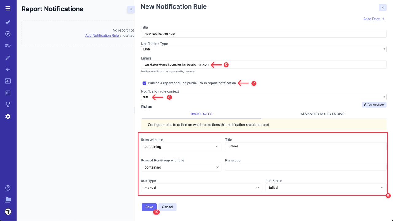 Testomat.io - Basic rule